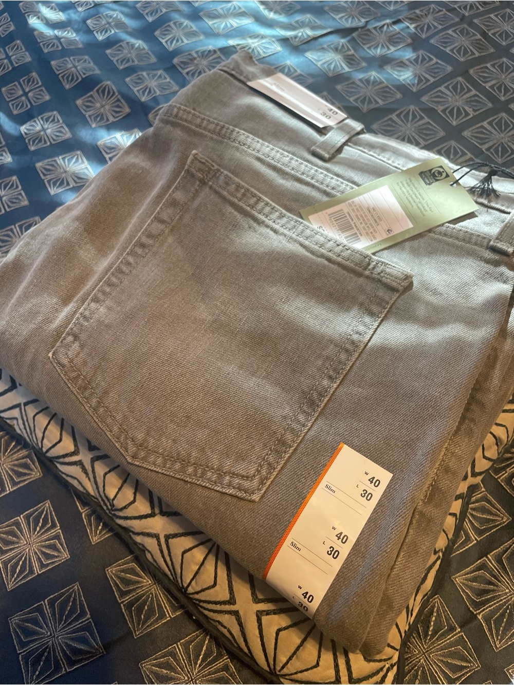 Goodfellow & Co Men’s Gray Slim Jeans 40x30